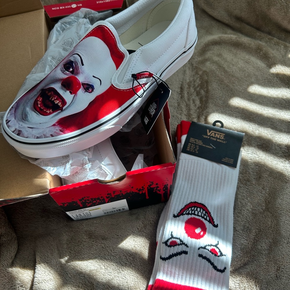 Vans Pennywise It Slip-On Shoes with Socks